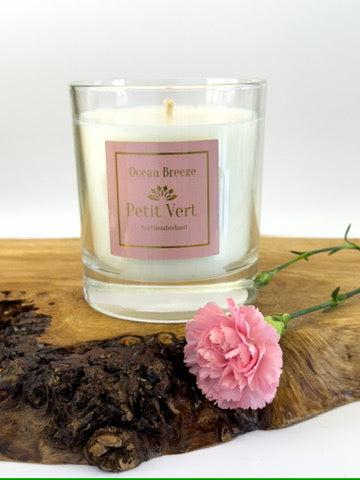 Ocean Breeze Soy Wax Candle, Petit Vert Candle