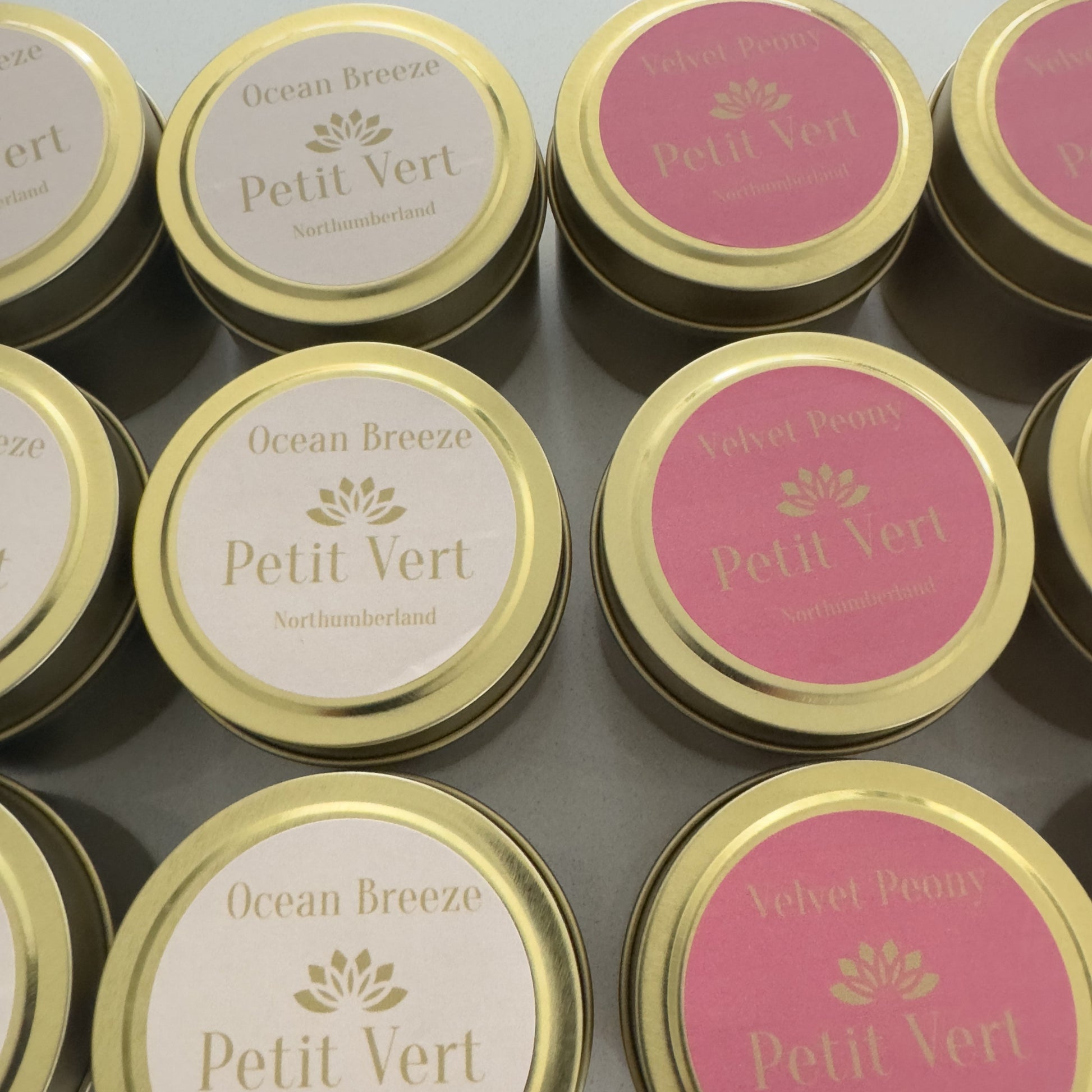 Petit Vert Small Gold Tin Candle