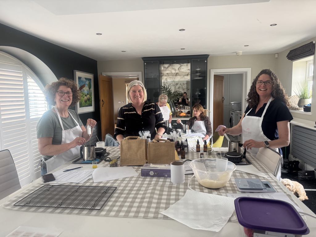 Petit Vert Candle Making Party, Northumberland